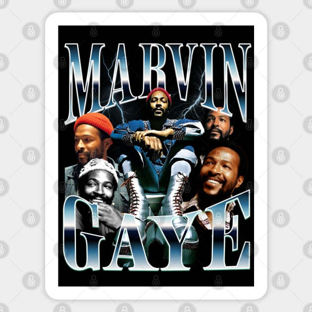Marvin Gaye - Bootleg Design Sticker by UrbanLifeApparel